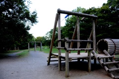 夕方の公園