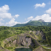 金毘羅火口から有珠山を望む