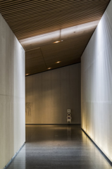 馬頭広重美術館_展示通路