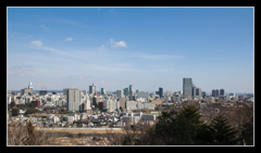仙台市街を望む