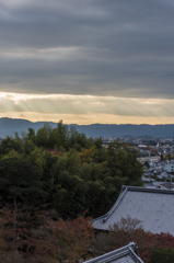 高台より京都市街を望む