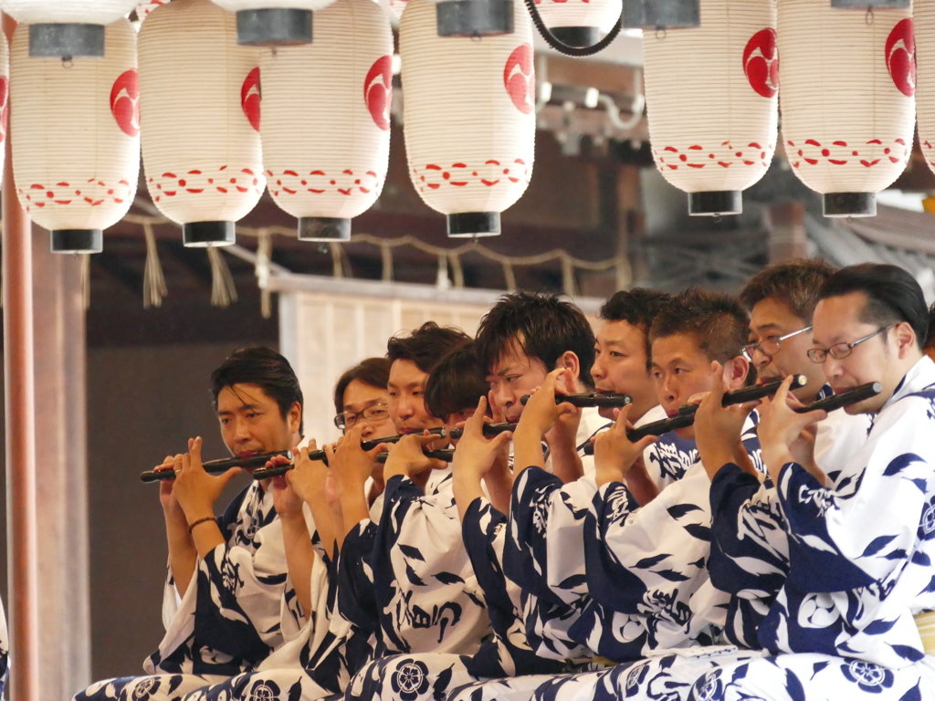 祇園祭り間近
