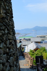 石垣と外泊の港