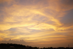 夏の夕焼け