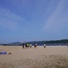 白い砂浜！青い空に青い海！