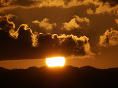 夕日