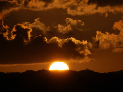 夕日