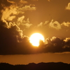 夕日