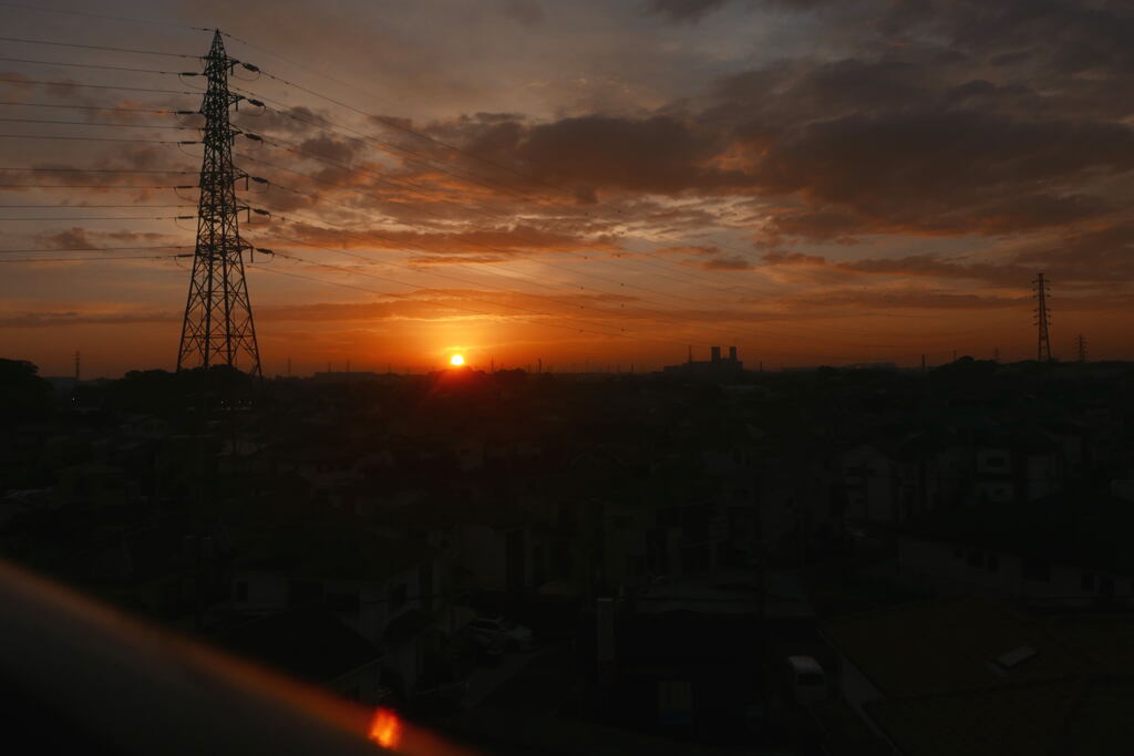 十月 最後の日の出 ―1