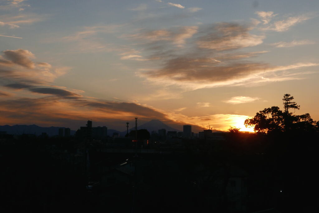 師走の夕日 ー1