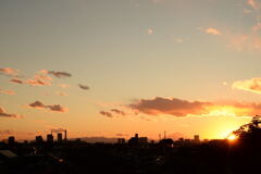 晩秋の大空―２