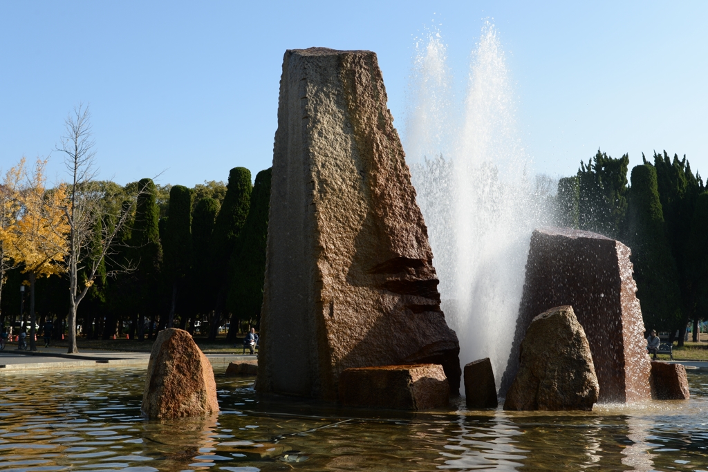 初冬の大阪城でー1