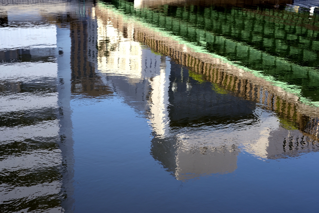 朝の土佐堀川ー3