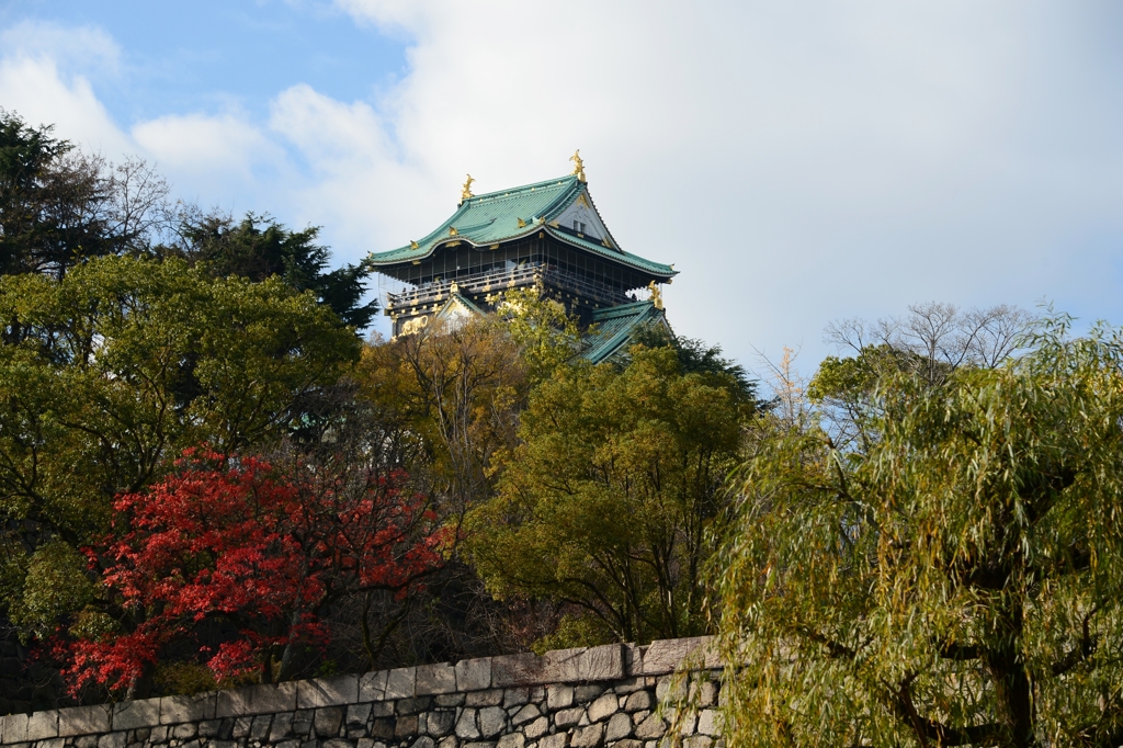 初冬の大阪城でー2