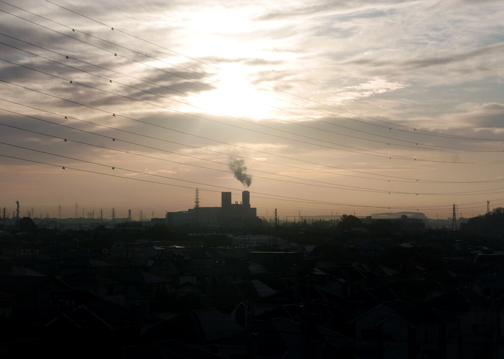 十二月 初の朝日 ―1