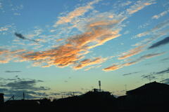 夕空の雲 －1 
