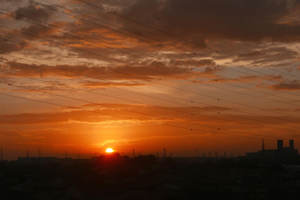  十月 最後の日の出 ―2