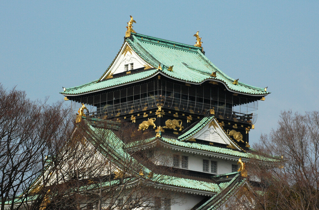  想いで写真  大阪城 ー1