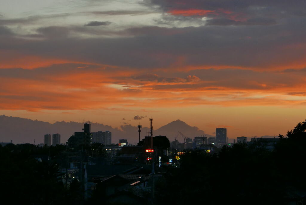 夕べの空