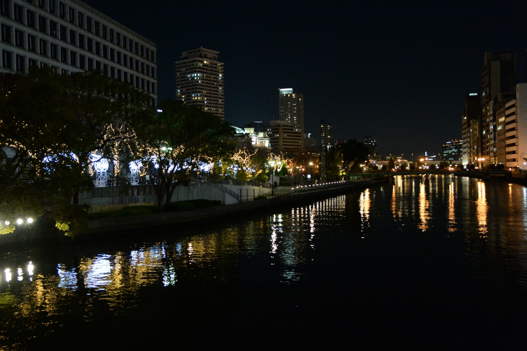師走 夜景・淀屋橋ー6