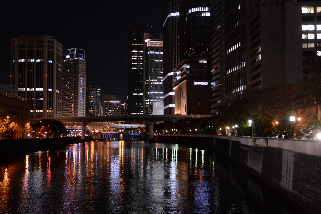 師走 夜景・淀屋橋ー3