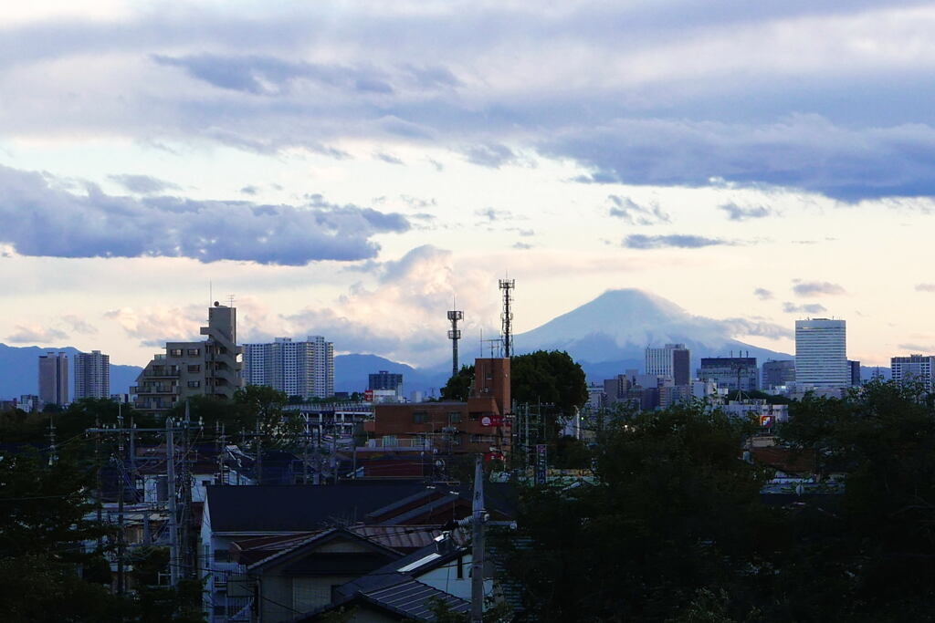 夕暮れの大空ー２