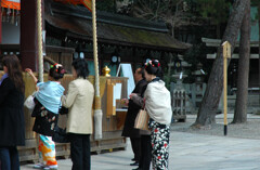  想い出 京都 八坂神社で ー2