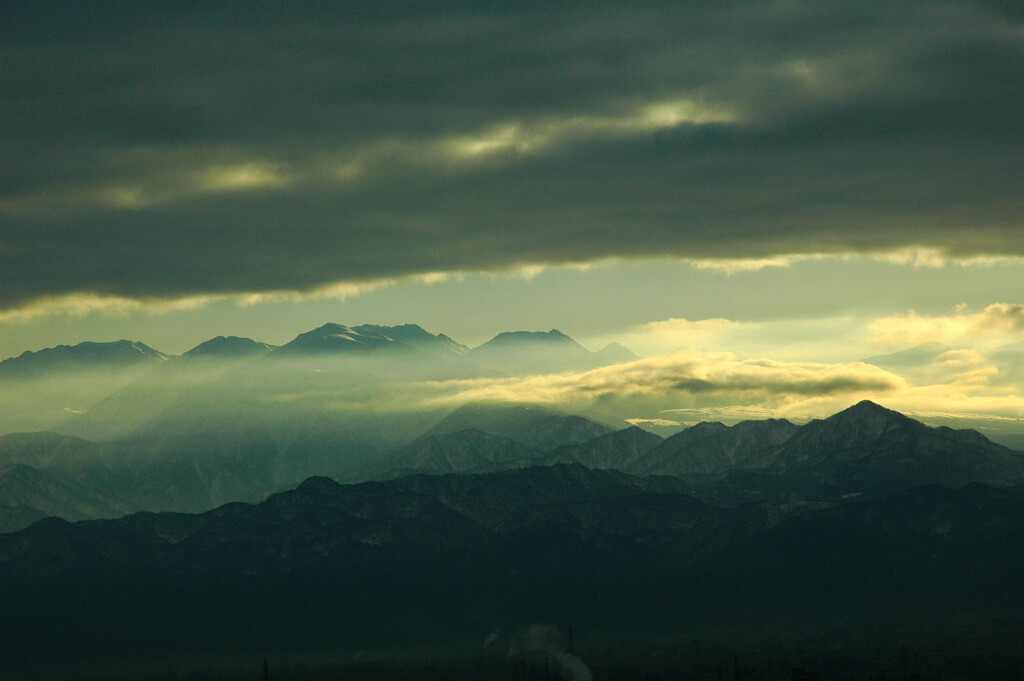  ホテルから 立山連峰 ―1