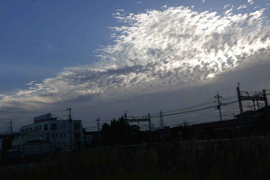 夕刻の  西空 ー1