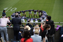 ラグビー定期戦風景ー1