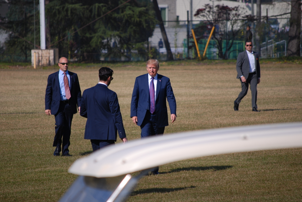 トランプ大統領初来日！