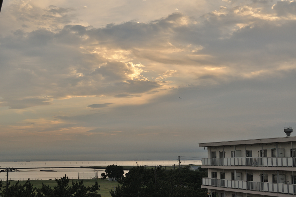 木更津の夕日