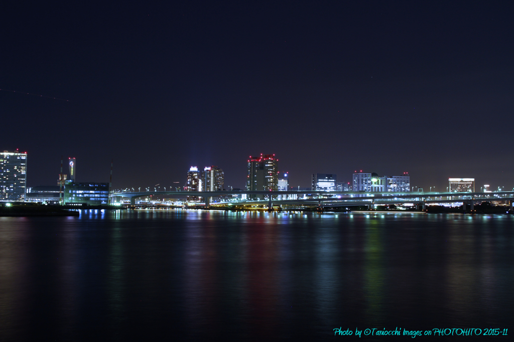 晴海埠頭からの夜景