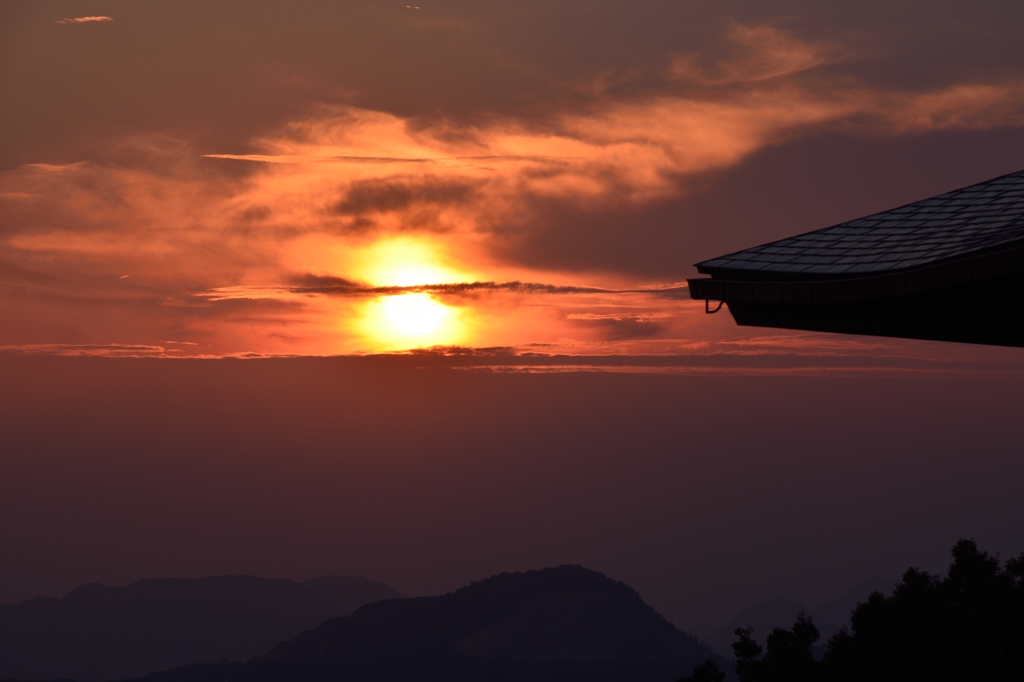成田山からの夕景