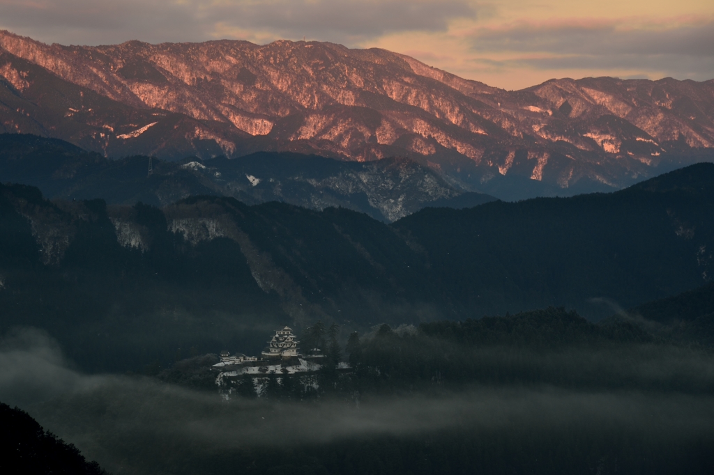 郡上八幡城遠望