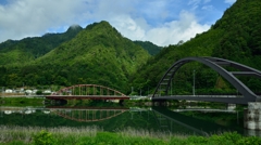 渓谷口の風景、そして。。