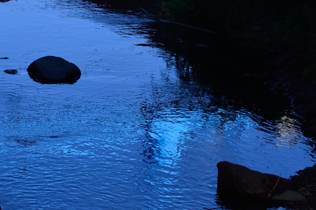 The blue surface