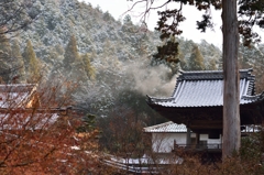 初雪の朝