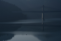 徳山湖の朝