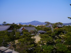 天守閣跡からの眺め