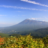 岩手山と秋空の雲