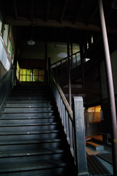 学校の階段