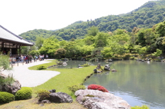 京都嵐山 天龍寺の庭園２