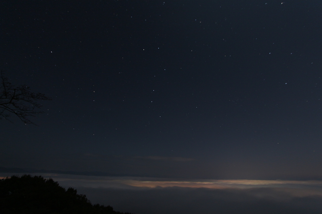 日の出前の雲海２