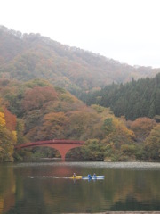 碓氷湖。