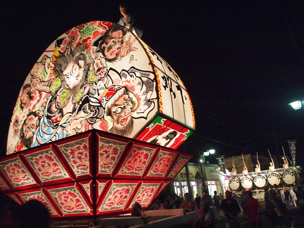 尾島ねぷた祭り。