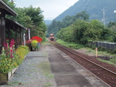 帰りの列車。