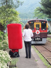 わっしーの後ろ姿。