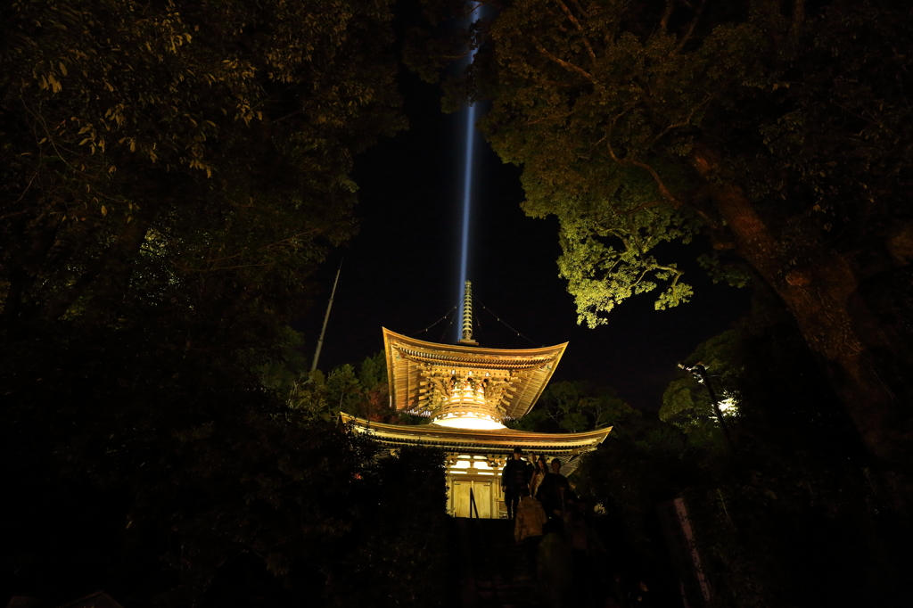 紅葉　石山寺にて