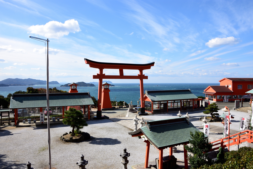 海に向かって